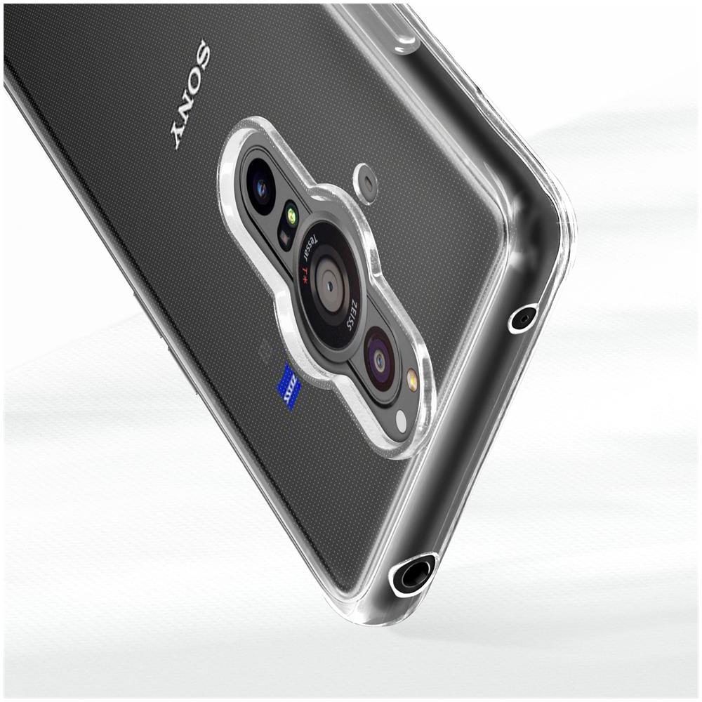 Cover Silicone Flessibile Sony Xperia Pro-i + Vetro Temperato Bordo Nero - Foto 5