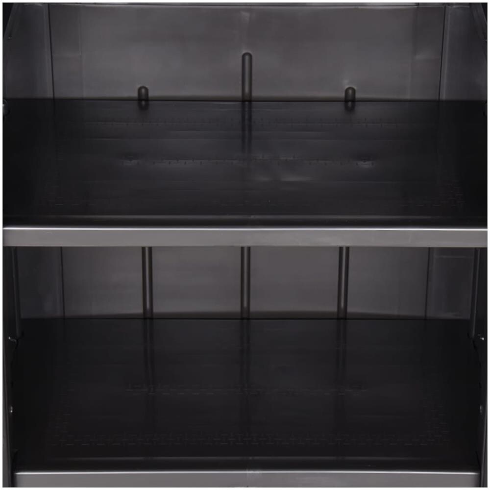 Armadio Da Giardino Nero 65x45x172 Cm In Pp - Foto 2