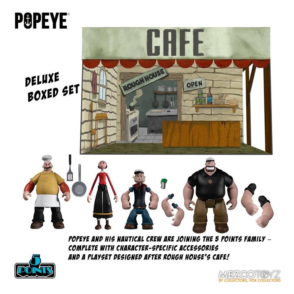 Popeye 5 Points Figures Deluxe Box Set - Foto 1