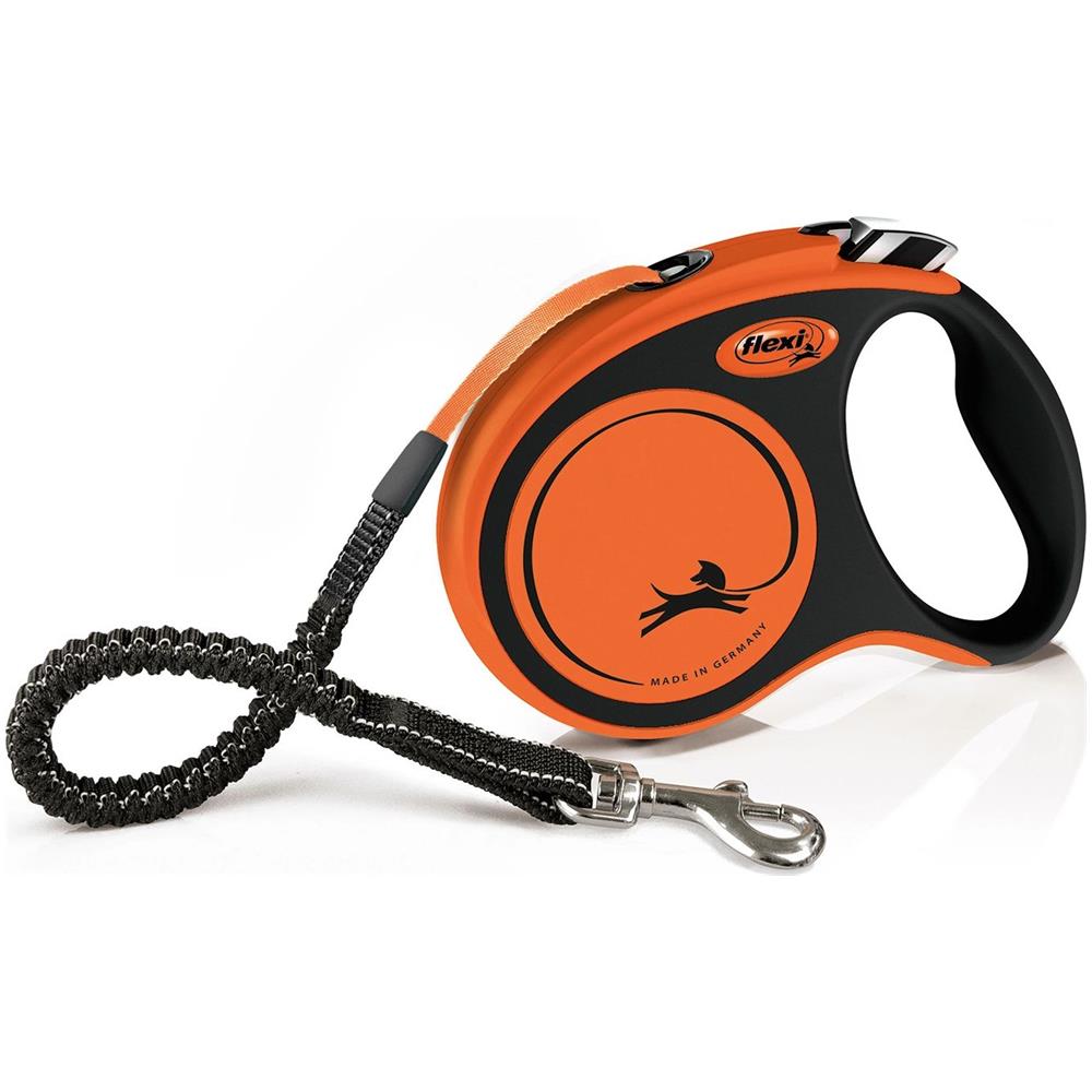 Guinzaglio Automatico Xtreme L Strap 5 M Colore Arancio Fino A 65 Kg - Foto 1