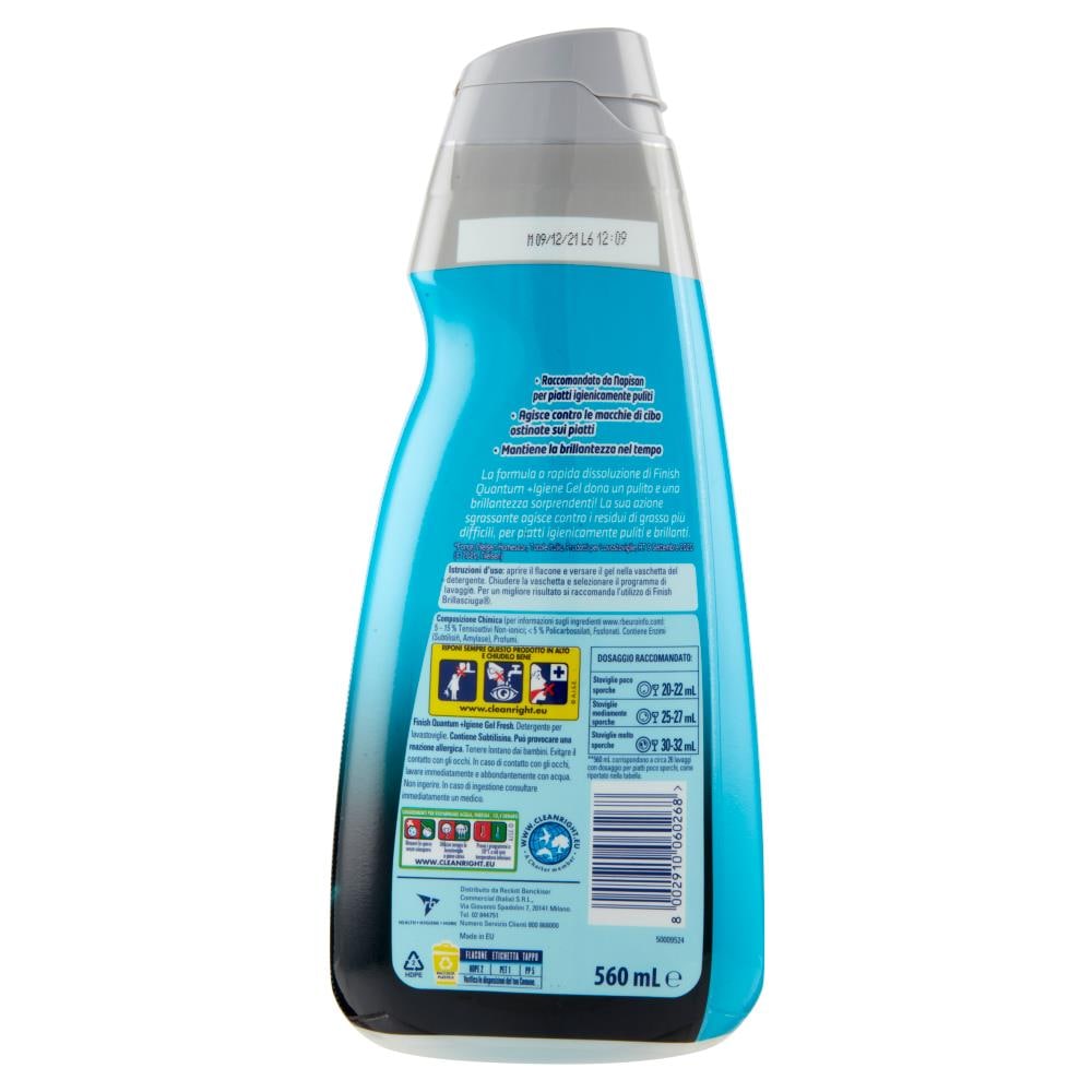 Detergente Gel Quantum + Igiene Fresh 26 Lavaggi 560 Ml - Foto 2