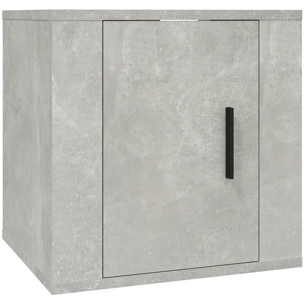 Mobile Porta Tv A Parete Grigio Cemento 40x34,5x40 Cm - Foto 1