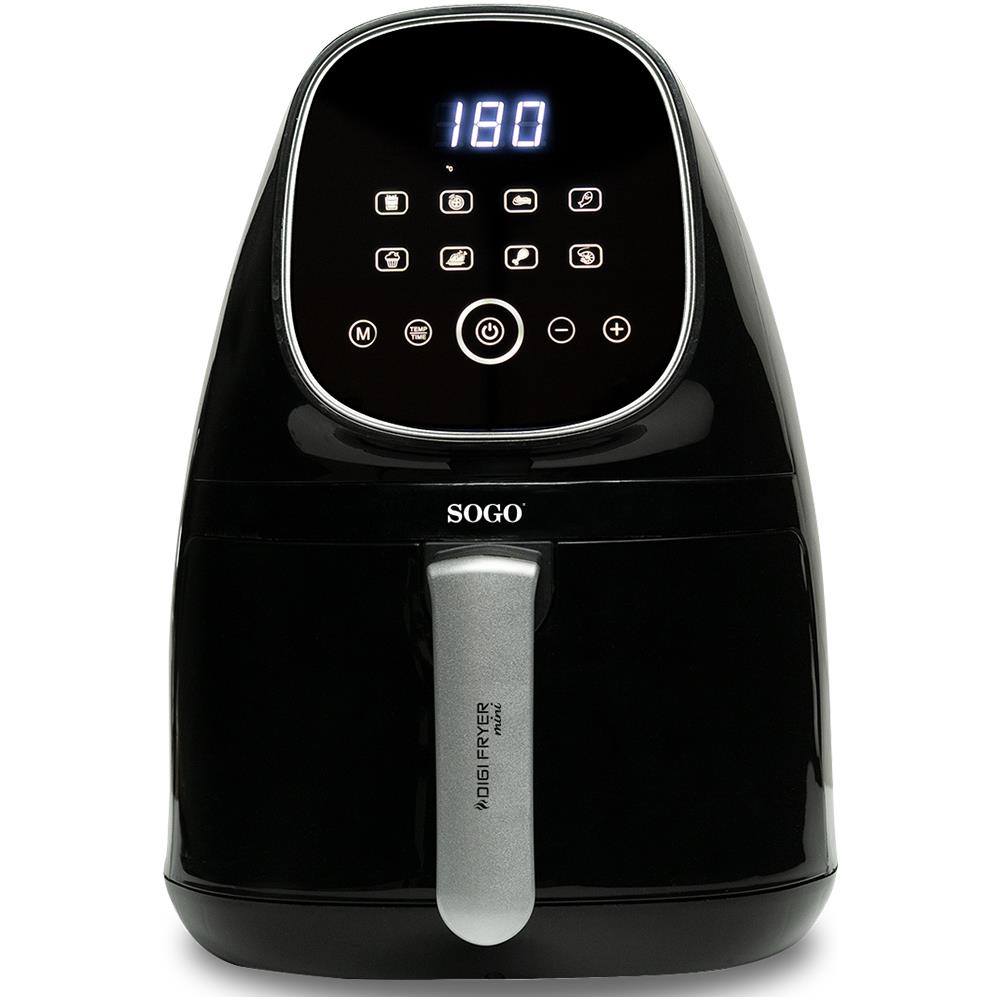 Friggitrice ad Aria FRE-SS-10800 Capacità 2 Litri 1000 Watt Colore Nero - Foto 1