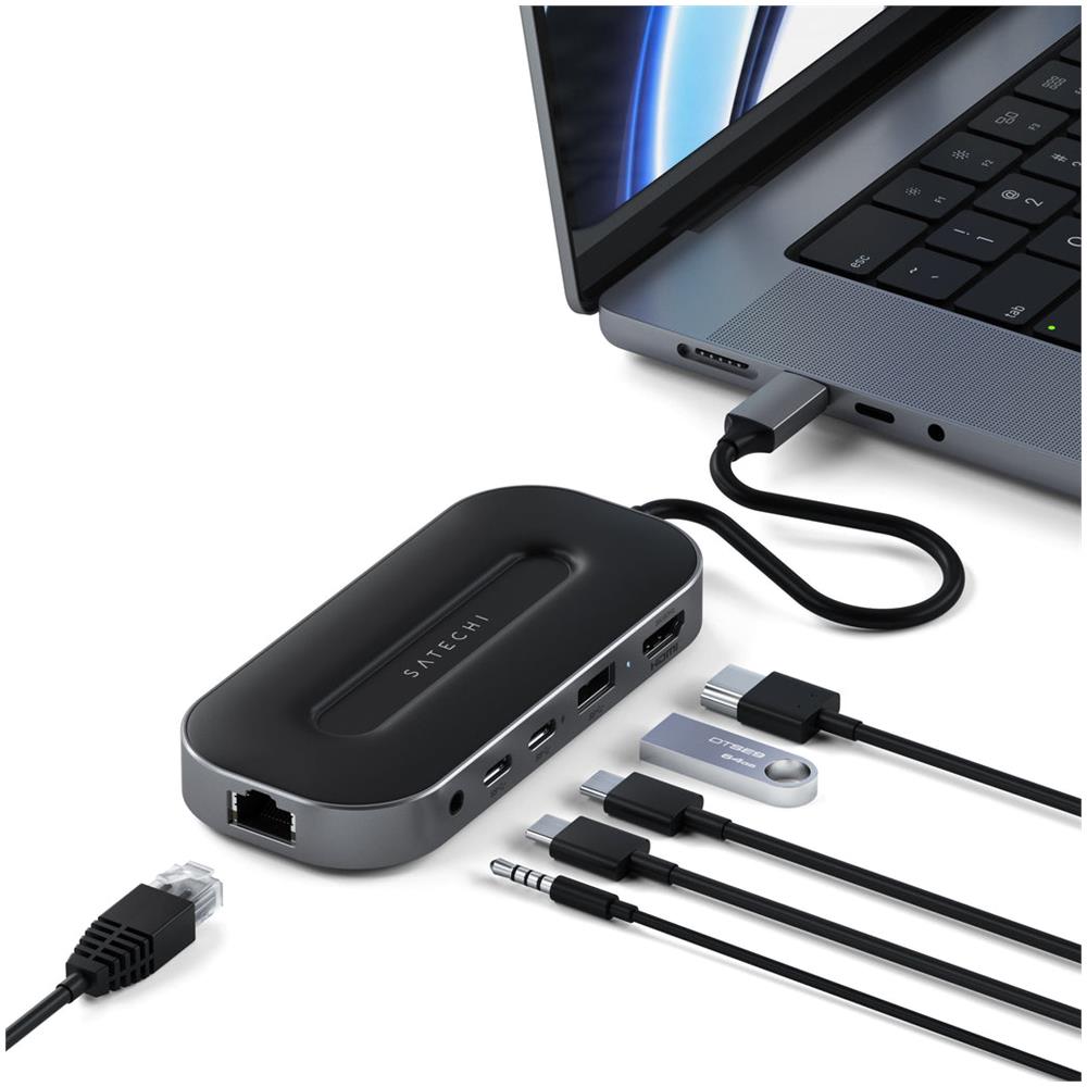 Adattatore Multiporta USB4 con Ethernet 2.5G e Manuale Utente Nero - Foto 9