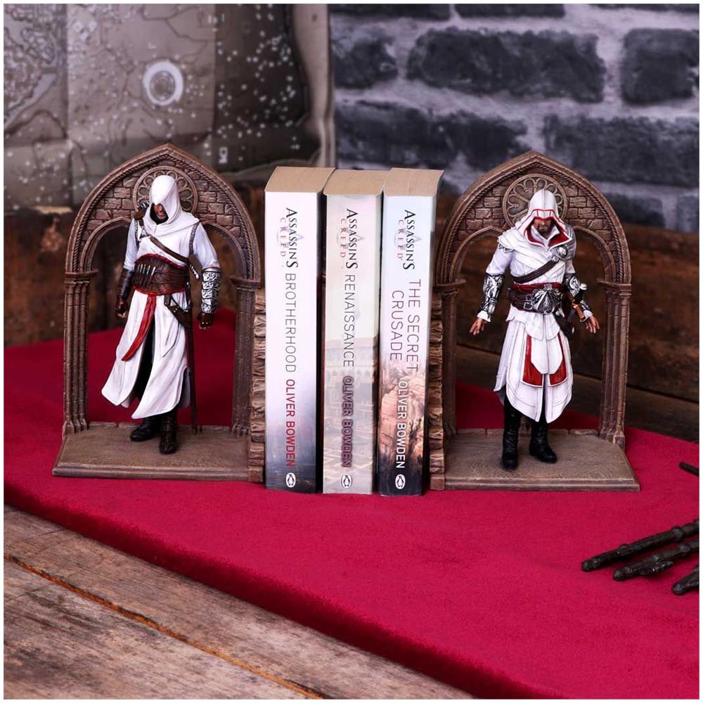 Nemesis Now - Assassin's Creed - Fermalibro Altaïr Ed Ezio 24cm - Foto 7