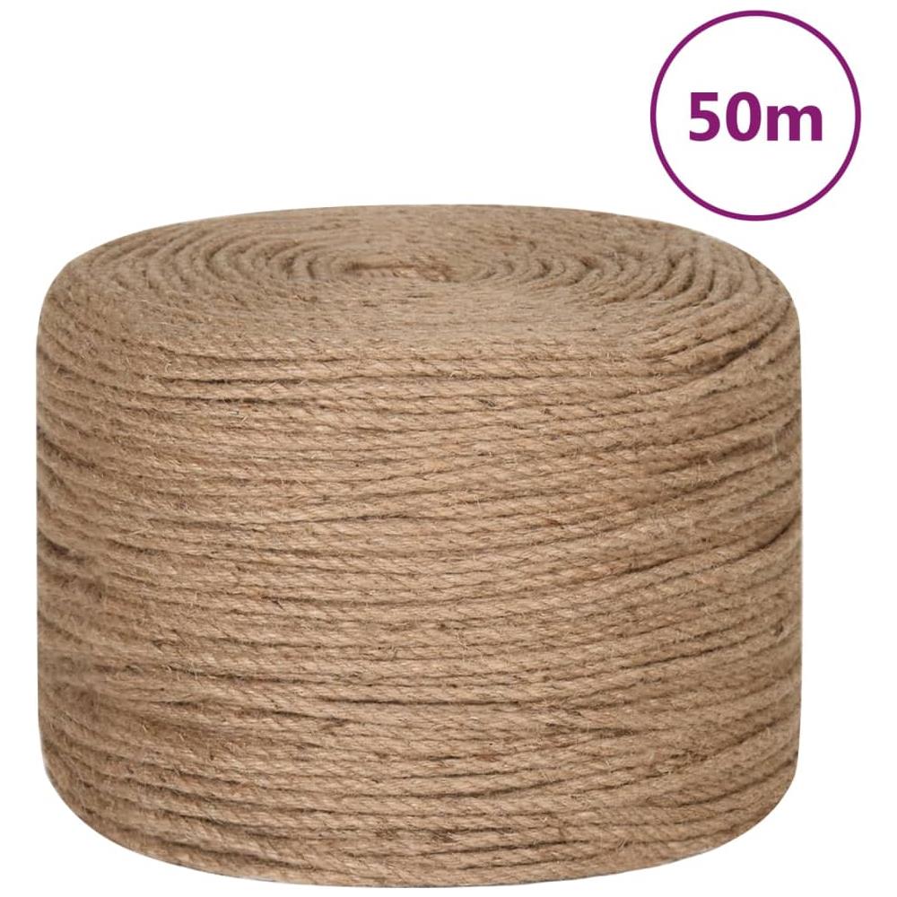 Corda In Juta Lunga 50 M Spessa 4 Mm - Foto 2