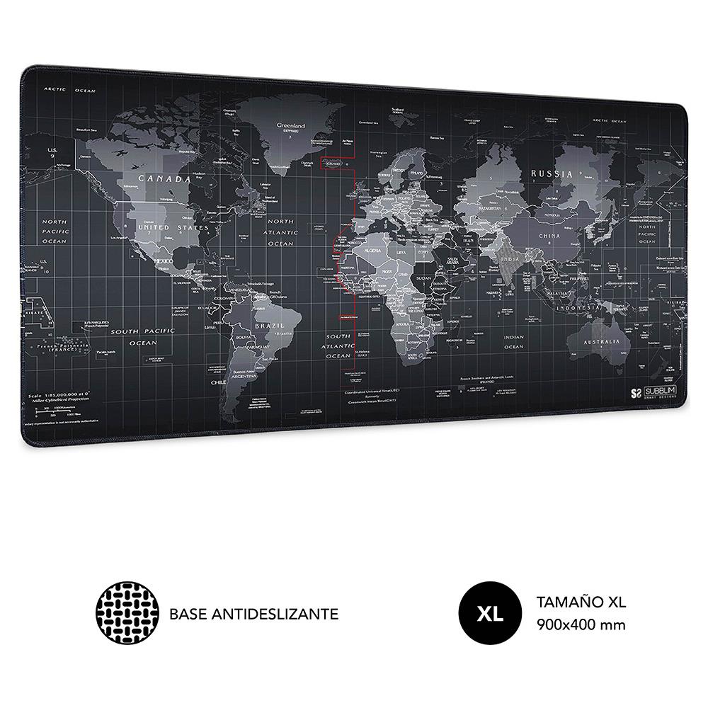 MOUSE PAD WORLD XL SUB-MP-01PUW01 - Foto 1