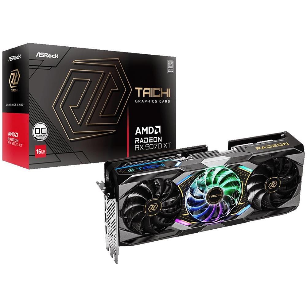 Taichi Radeon RX 9070 XT OC 16 GB GDDR6 PCI Express 5.0 RGB - Foto 5