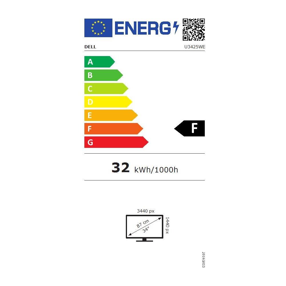 Monitor 34.1" IPS Curvo DELL-U3425WEHF Wide Quad HD Tempo di risposta 8 ms - Foto 2