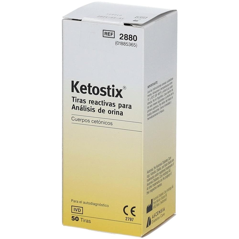 Strisce Misurazione Chetonuria Ketostix 50 Pezzi - Foto 1
