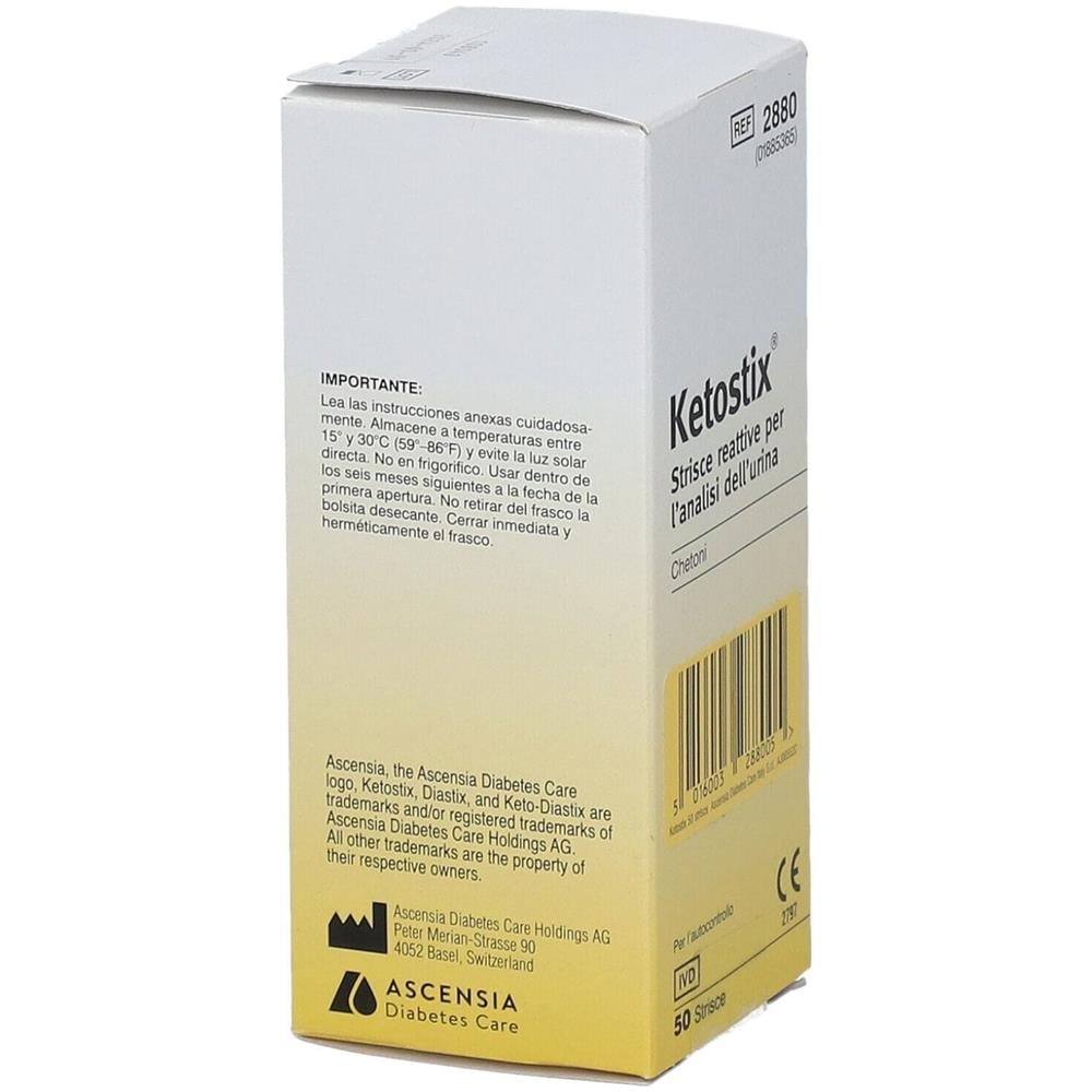 Strisce Misurazione Chetonuria Ketostix 50 Pezzi - Foto 2