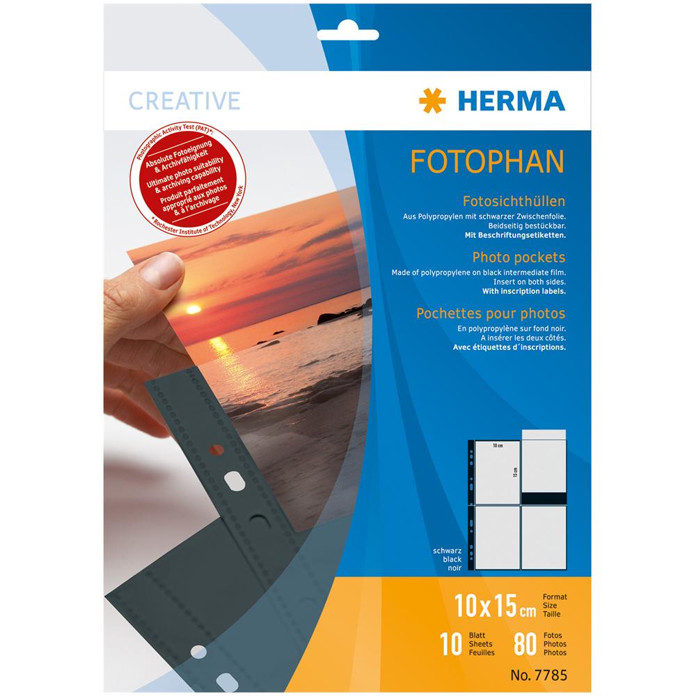 fotophan 10x15 10 fogli neri 7785 - Foto 2