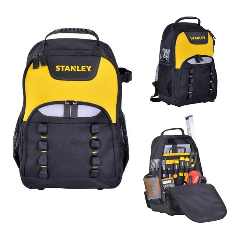 Zaino Portutensili STST1-72335 Materiale: Nylon Colore: Nero / Giallo - Foto 3