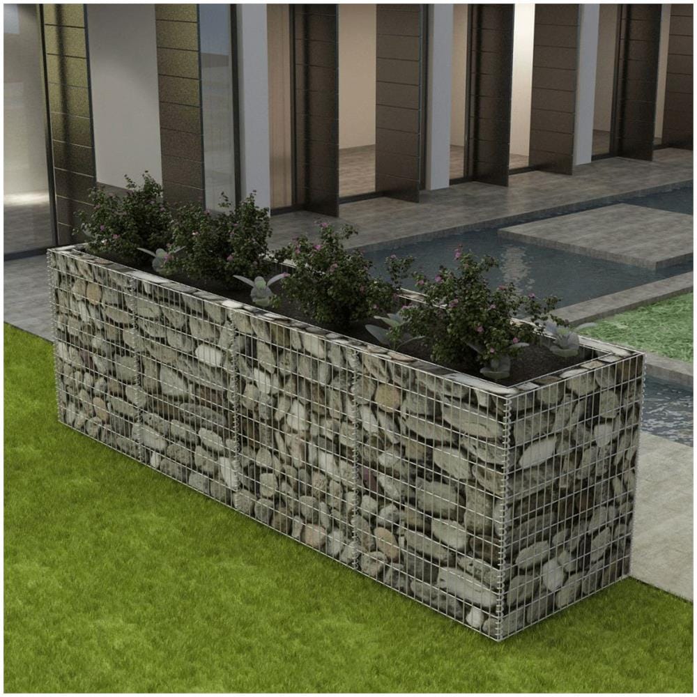 Gabbione Fioriera In Acciaio 360x90x100 Cm - Foto 1