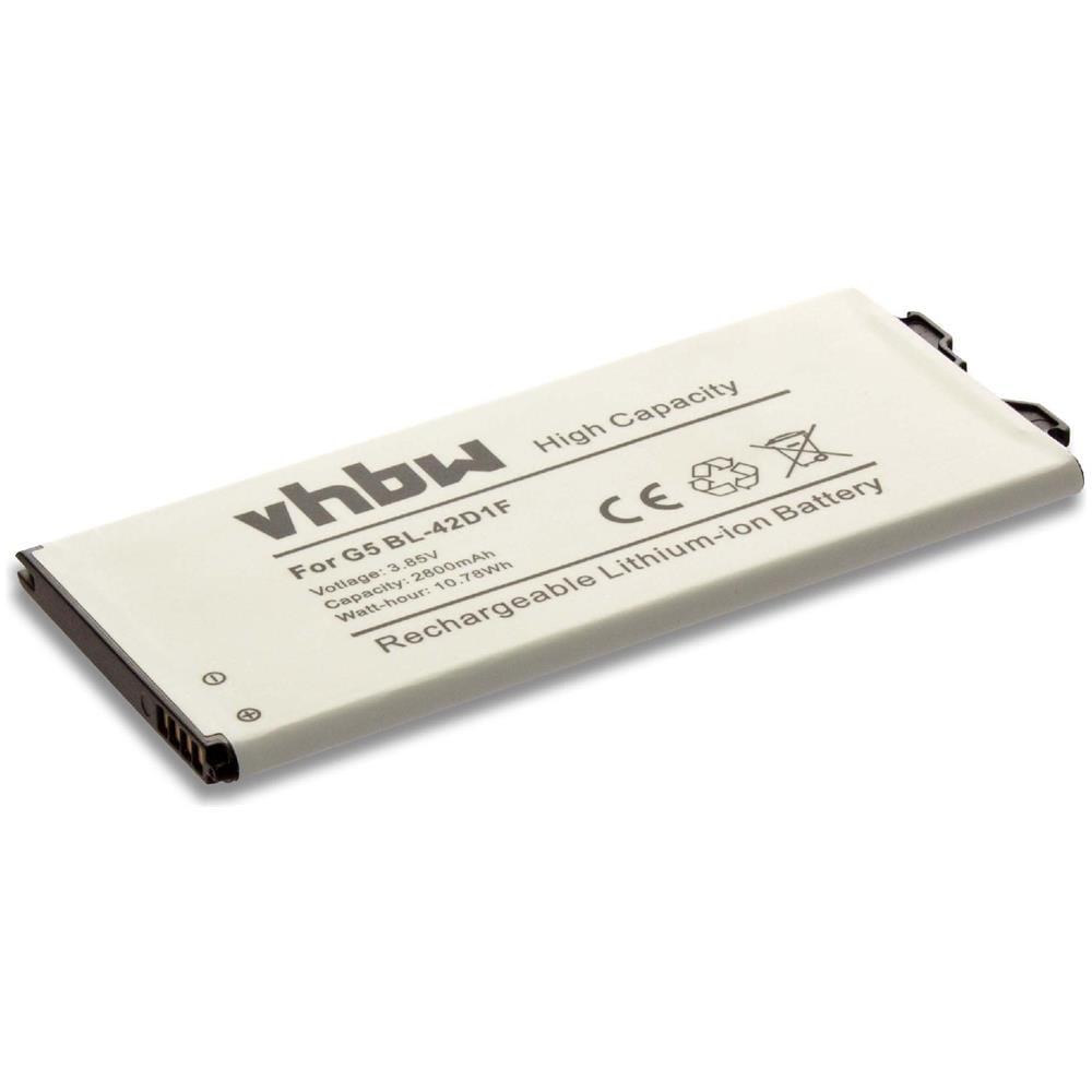 Li-ion Batteria 2800mah (3.85v) Per Cellulari E Smartphone Lg Optimus G5, G5 H831, G5 H8731, G5 Lite Sostituisce Bl-42d1f, Eac63238801. - Foto 1