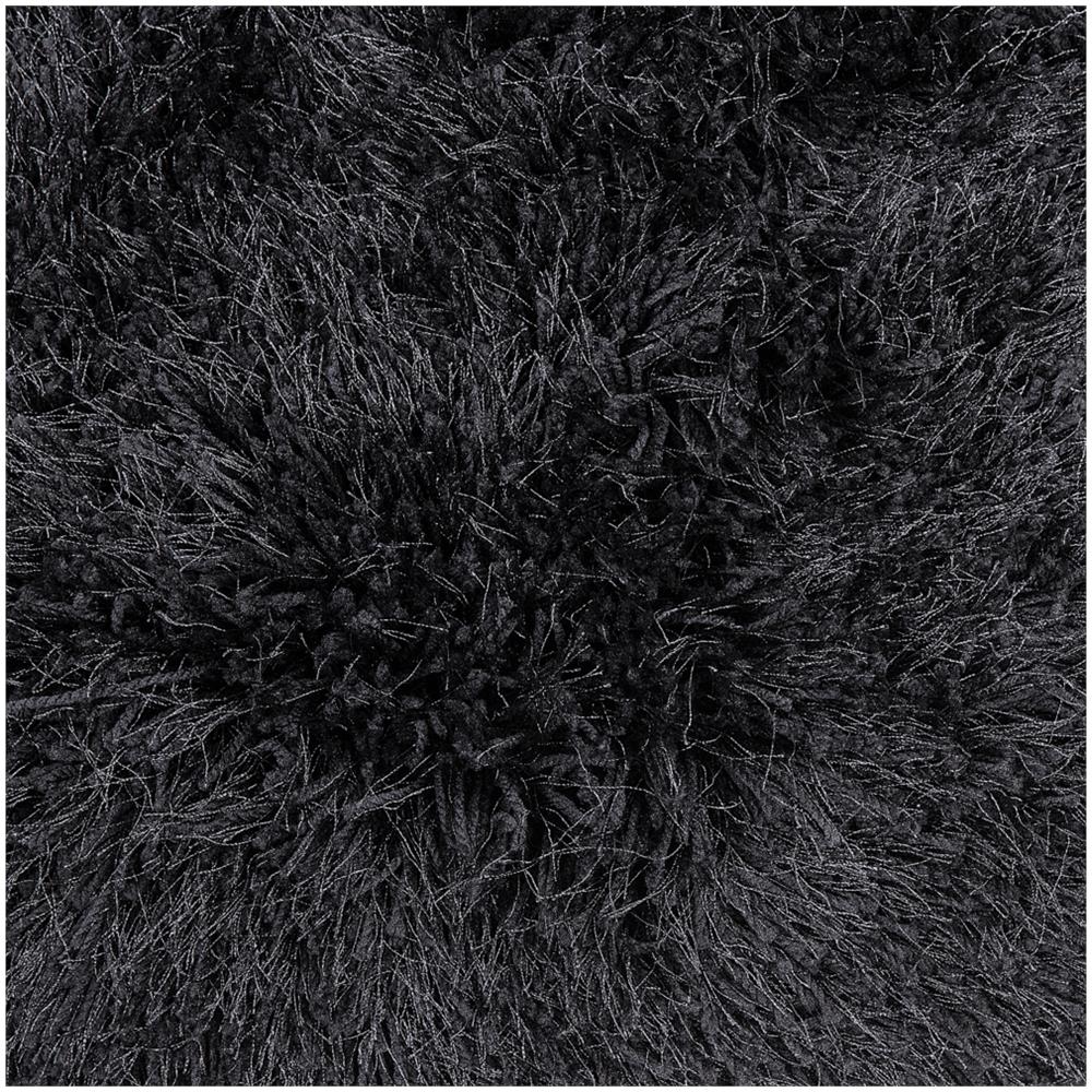 Tappeto Pelo Lungo Ø 140 Cm Nero Cide - Foto 2