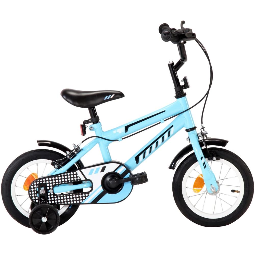 VIDAXL - Bici per Bambini 12 Pollici Nera e Blu - ePRICE