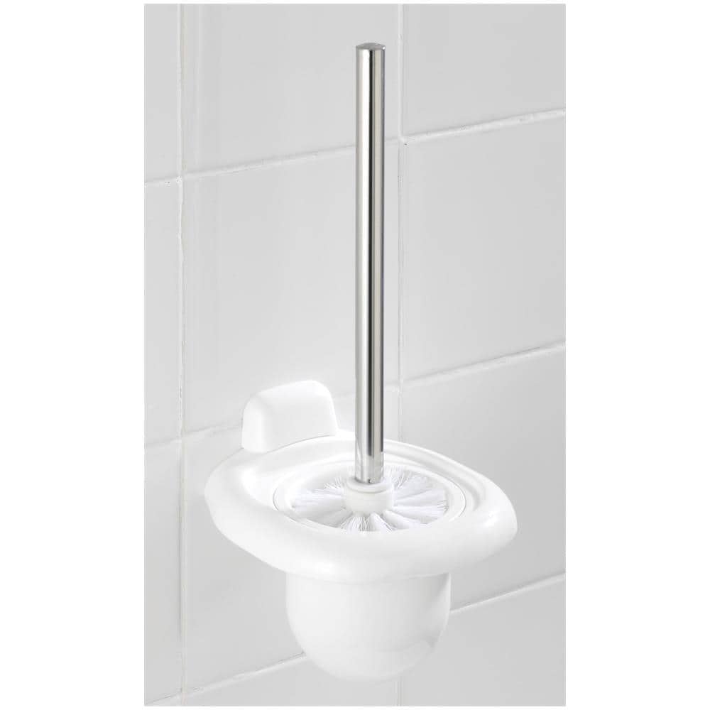 17947100 Portascopino Per Wc Puro, Materiali Plastico, 16 X 36 X 15,5 Cm, Bianco - Foto 4