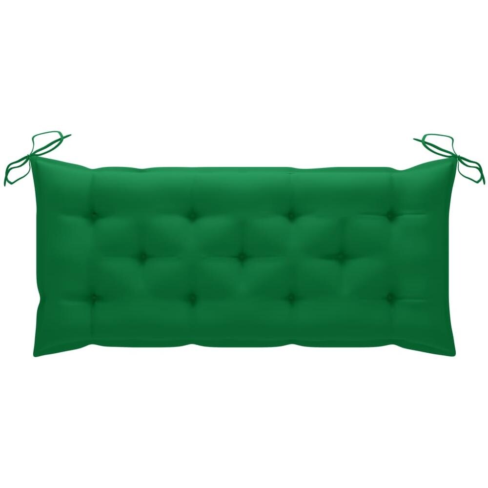 Cuscino per Panca Verde 120x (50+50) x7 cm in Tessuto Oxford - Foto 2