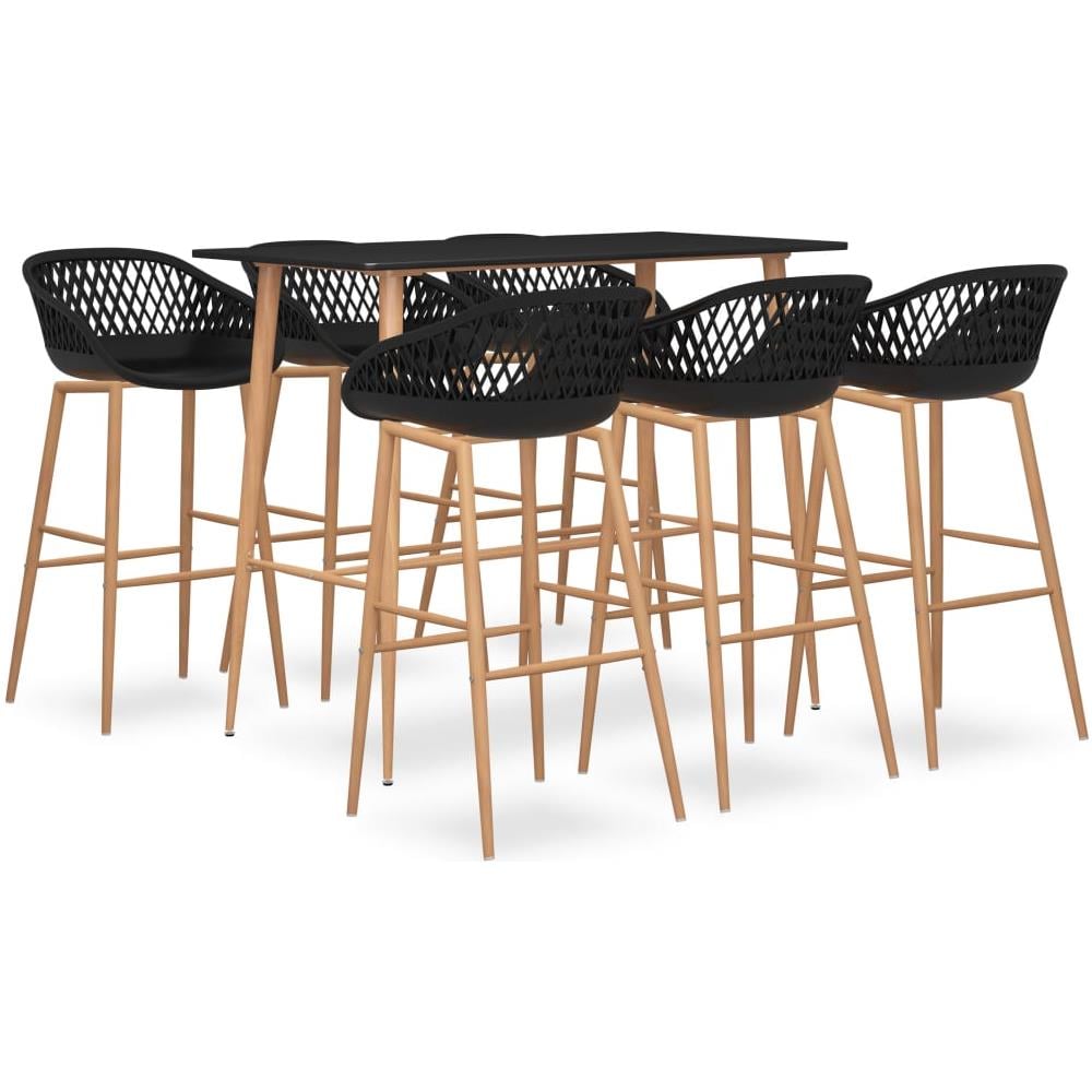 Set da Bar 7 pz Nero - Foto 1