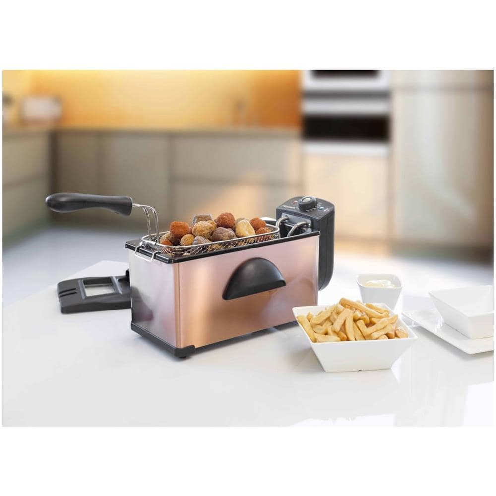 AF370CO friggitrice 3,5 L Singolo Nero, Rame Indipendente 2000 W - Foto 7