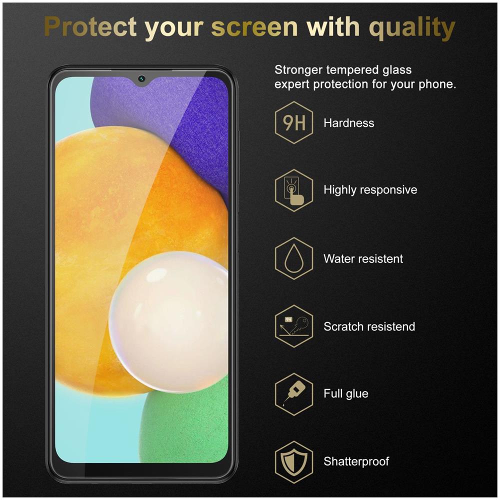 Cadorabo Pellicola Di Armatura Compatibile Con Samsung Galaxy A13 5g In Elevata Trasparenza - Vetro Temperato (tempered) Di Protezione Del Display In Durezza 9h Con 3d Touch - Foto 2