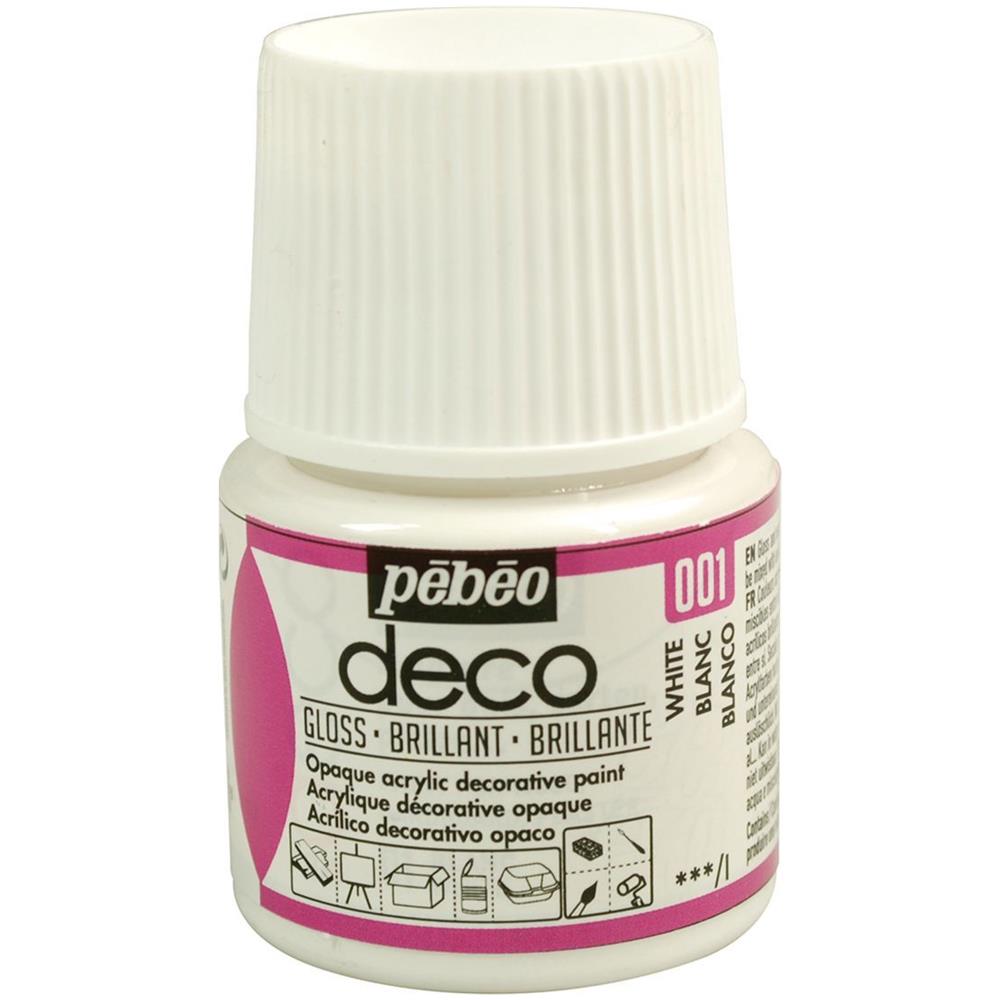Pittura Acrilica Opaca Brillante - Bianco - 45 Ml - Foto 1