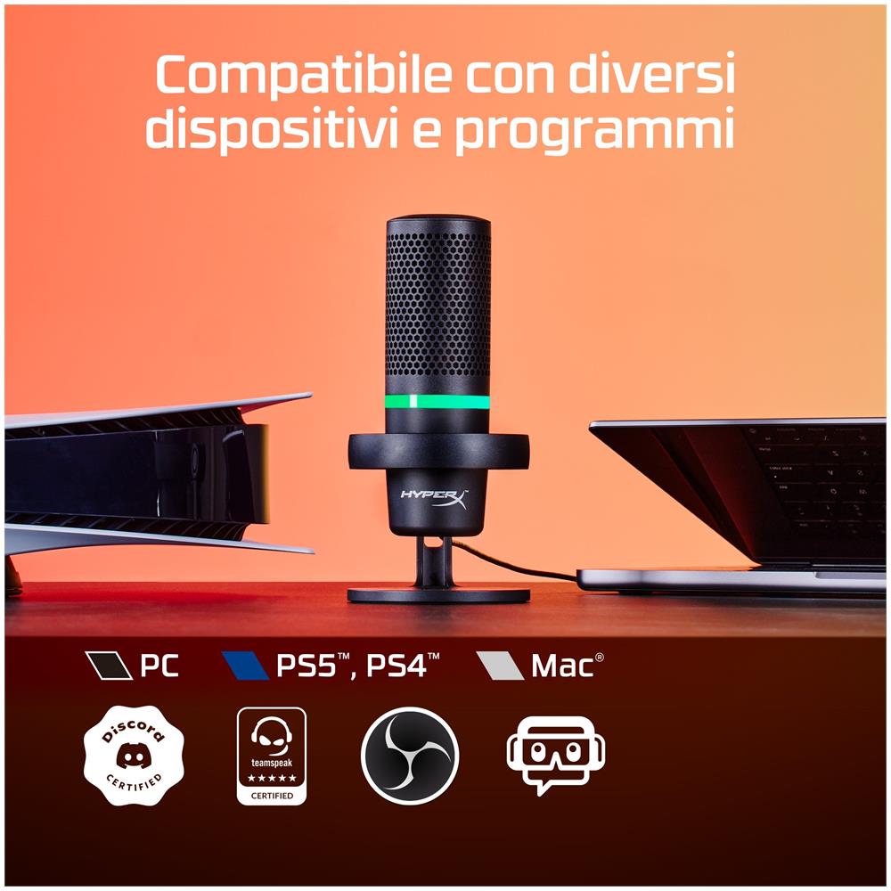 4P5E2AA microfono Nero Microfono per console di gioco - Foto 11