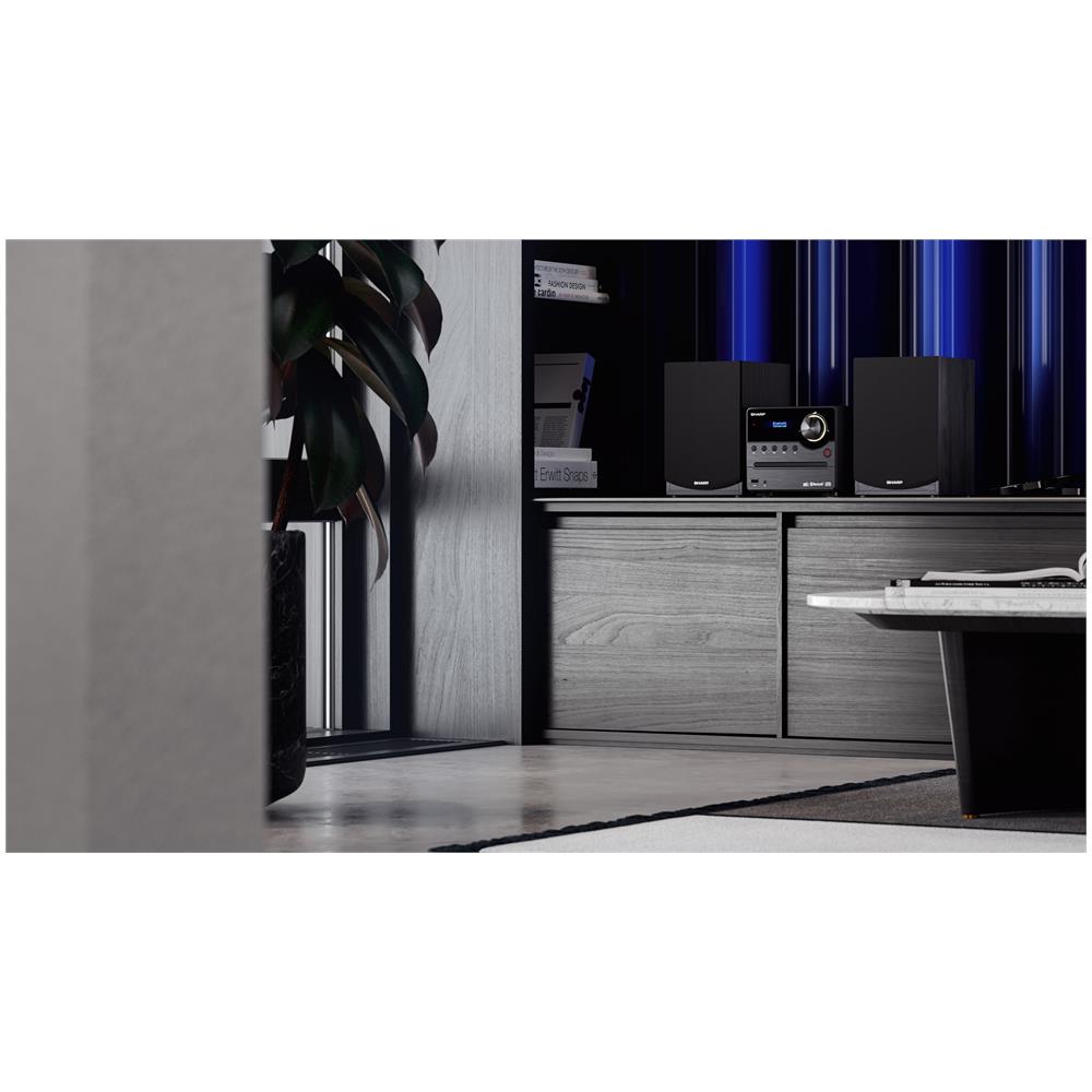 Sistema Hi-Fi Micro XL-B517D con Display LCD DAB+, FM Bluetooth Lettore CD USB MP3 60 Stazioni Preimposte Potenza RMS 45 W Colore Nero - Foto 8