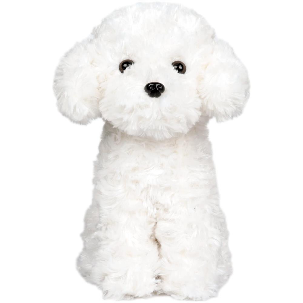 Barboncino Toy Peluche Bichon Frise Cane Maltese Cucciolo Peluche Per Ragazze Ragazzi Bambini Neonati Compleanno Pasqua Regali Per La Buonanotte 126 Bianco - Foto 1