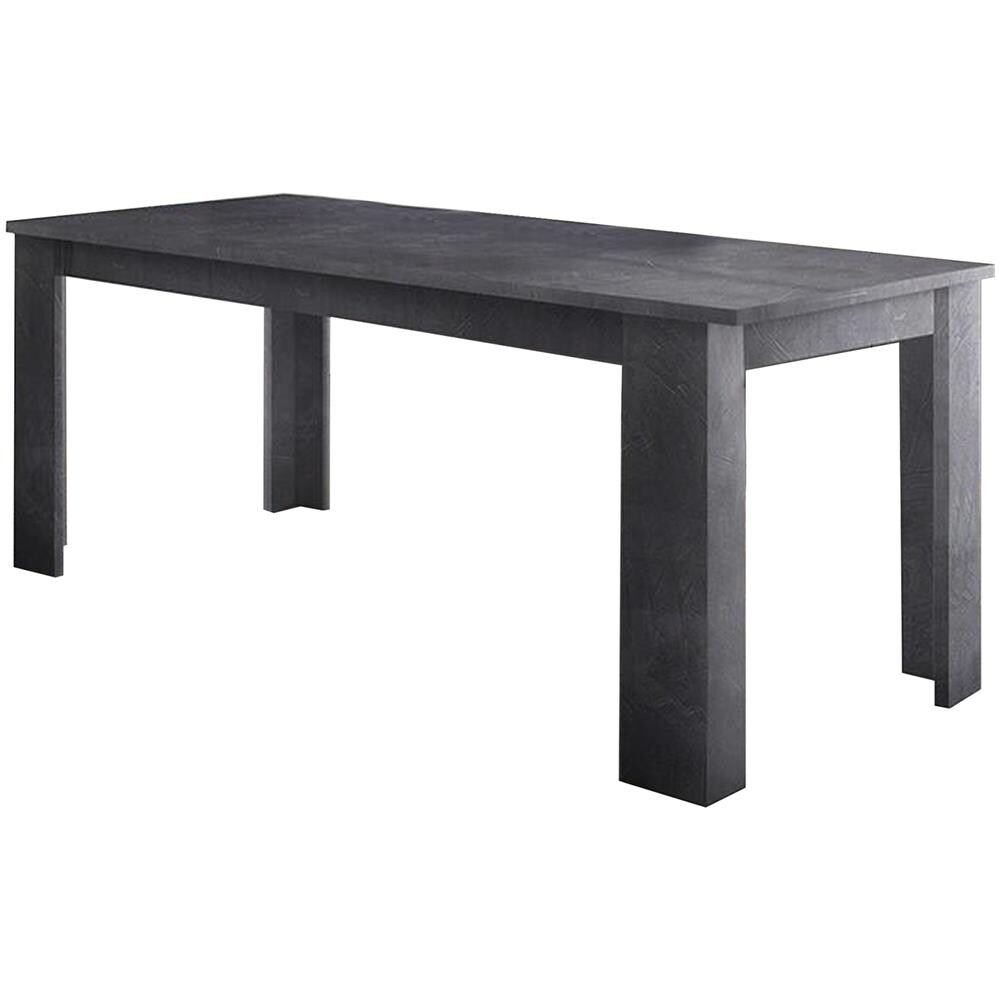 Tavolo Allungabile Nanni, Consolle Allungabile Fino A 10 Posti, Consolle Estensibile 100% Made In Italy, Cm 140/190x90h75, Ardesia - Foto 2