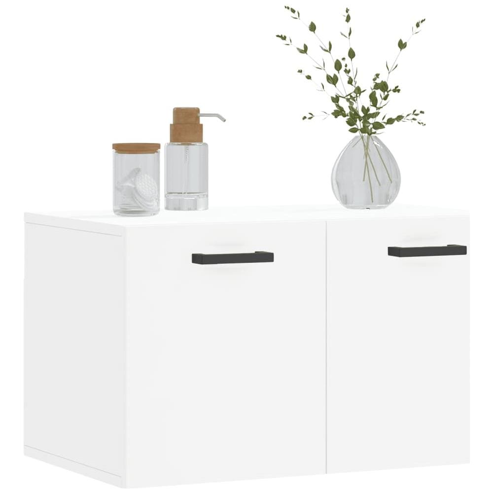 Mobile A Parete Bianco 60x36,5x35 Cm In Legno Multistrato - Foto 3
