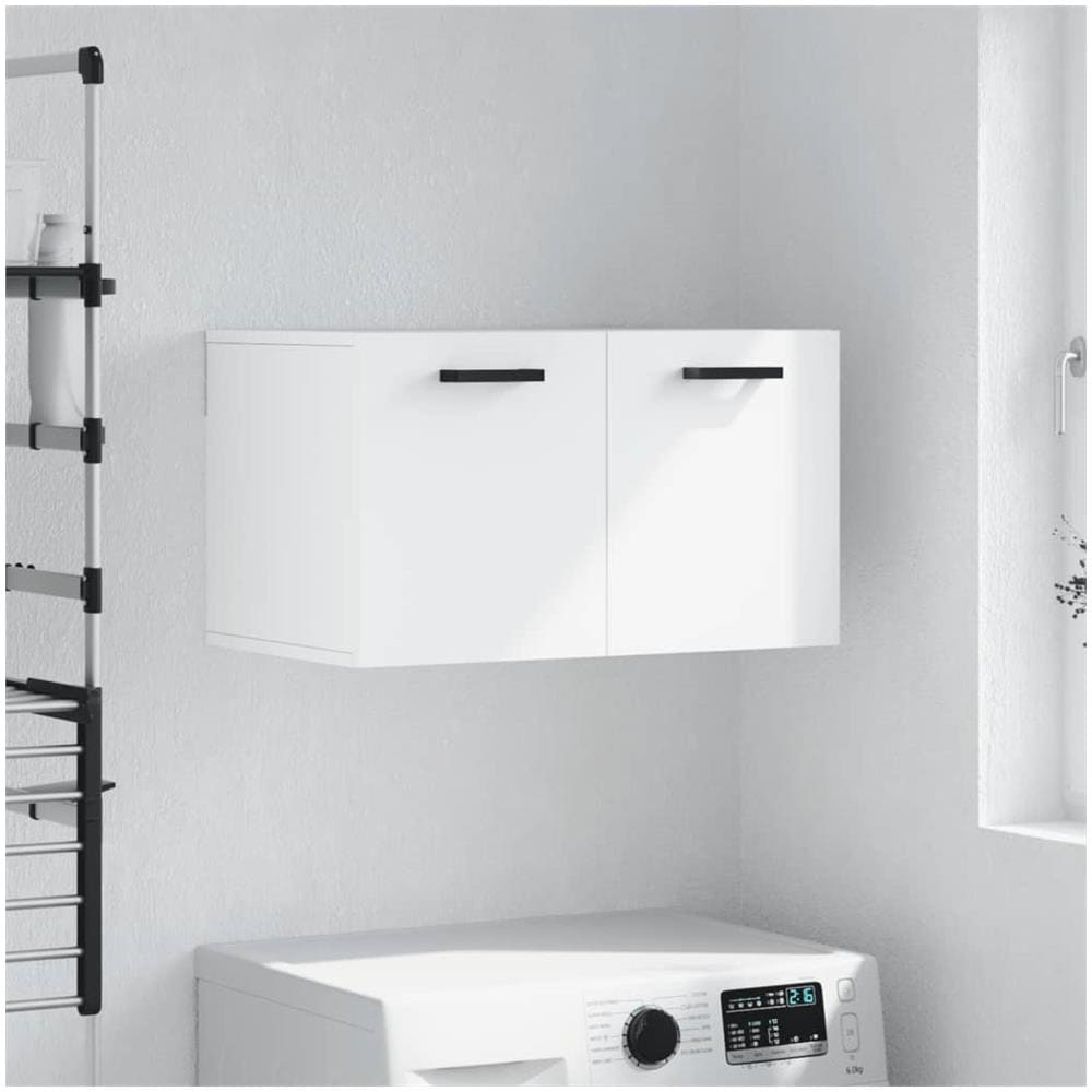 Mobile A Parete Bianco 60x36,5x35 Cm In Legno Multistrato - Foto 1