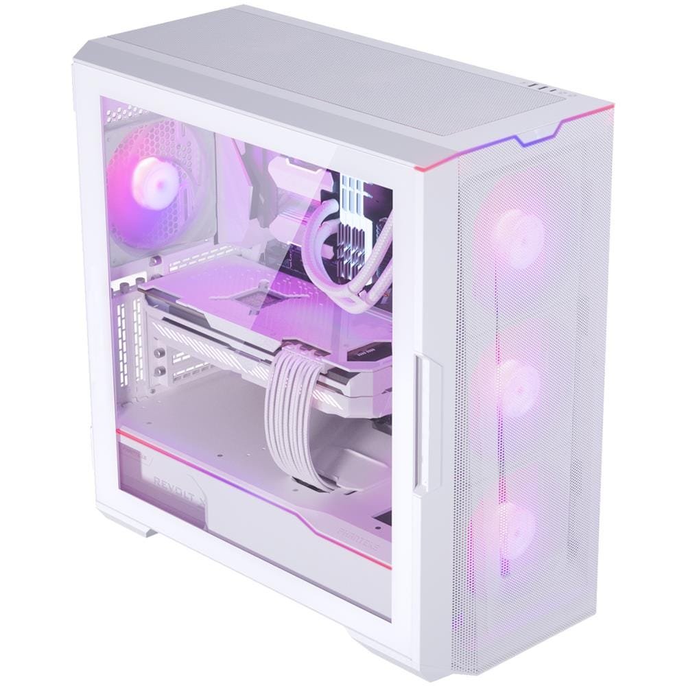 Case Eclipse G500A Midi Tower ATX, EATX, micro ATX, Mini-ITX 3 Porte USB 3.2 Colore Bianco (Finestrato) - Foto 10