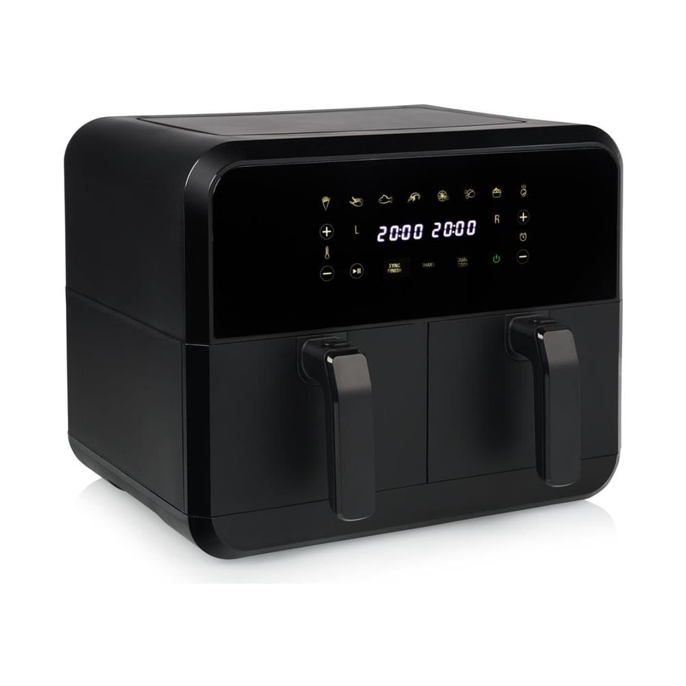 01.182068.01.001 friggitrice Doppia 8 L Indipendente 2400 W Friggitrice ad aria calda Nero - Foto 1