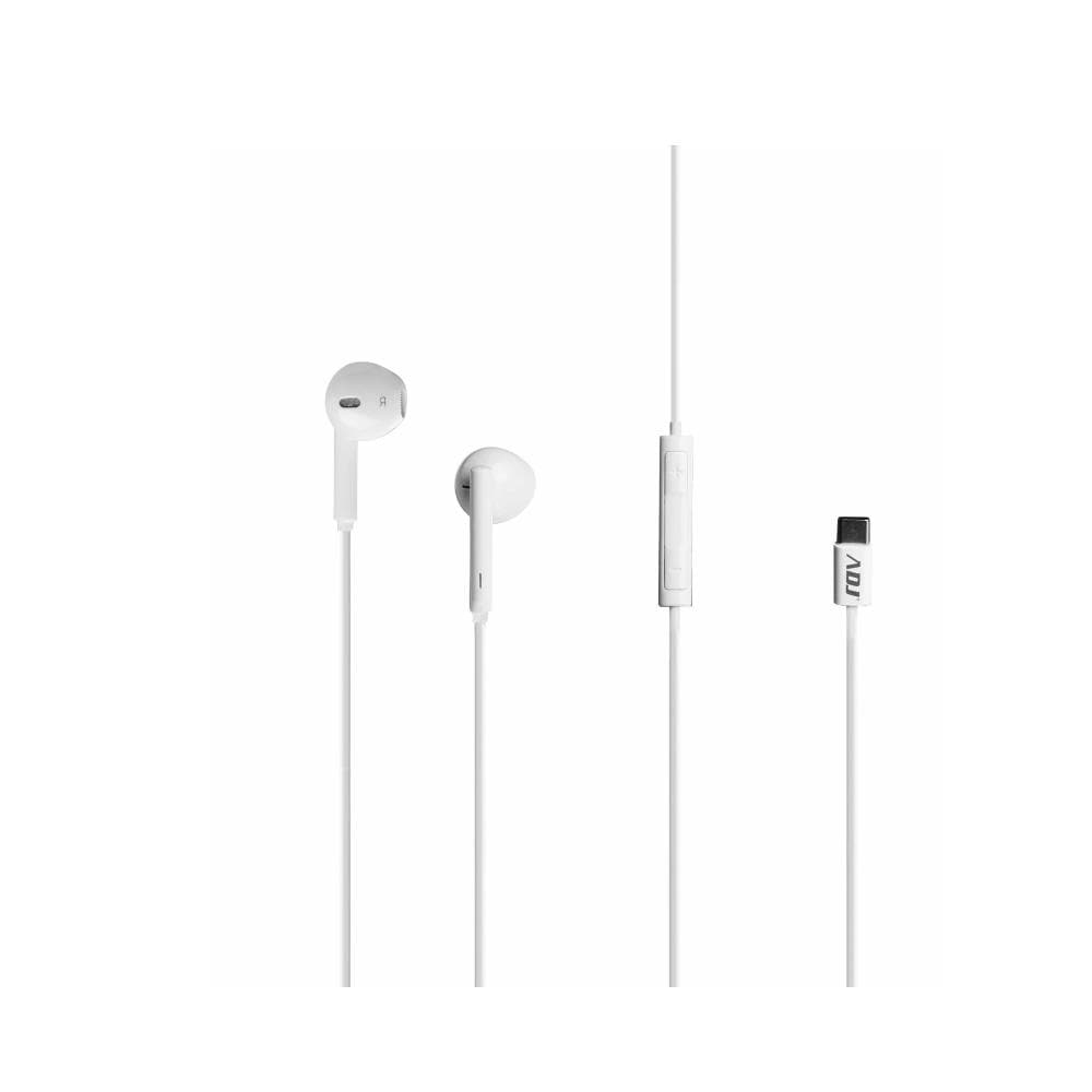 Auricolari Type C in-ear Jena WH C microfono per smartphone Colore Bianco - Foto 1