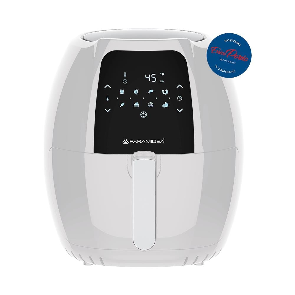 AF812W friggitrice Singolo 8 L Indipendente 1800 W Friggitrice ad aria calda Bianco - Foto 1