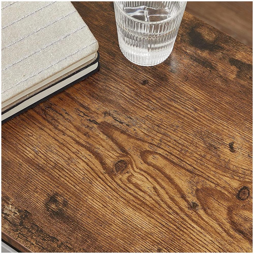 Mobiletto da tavolo in stile rustico per soggiorno e camera da letto LET75BX - Foto 7