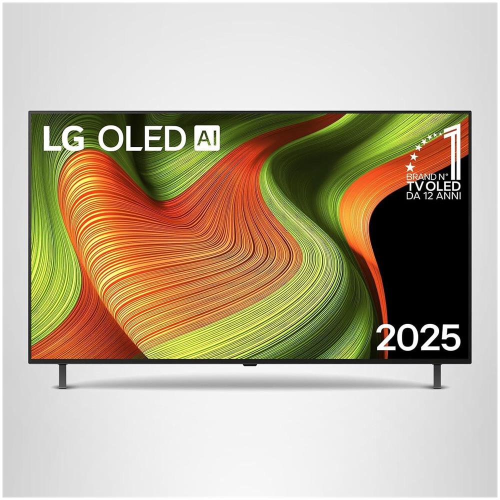 OLED AI B5 TV 55 pollici, Smart TV 4K, Processore a8 Gen2, webOS con AI, Dolby Vision e Atmos, Gaming con VRR, GSYNC e FreeSync 4K@ 120Hz, 4 HDMI 2.1, Alexa, OLED55B56LA 2025 - Foto 1