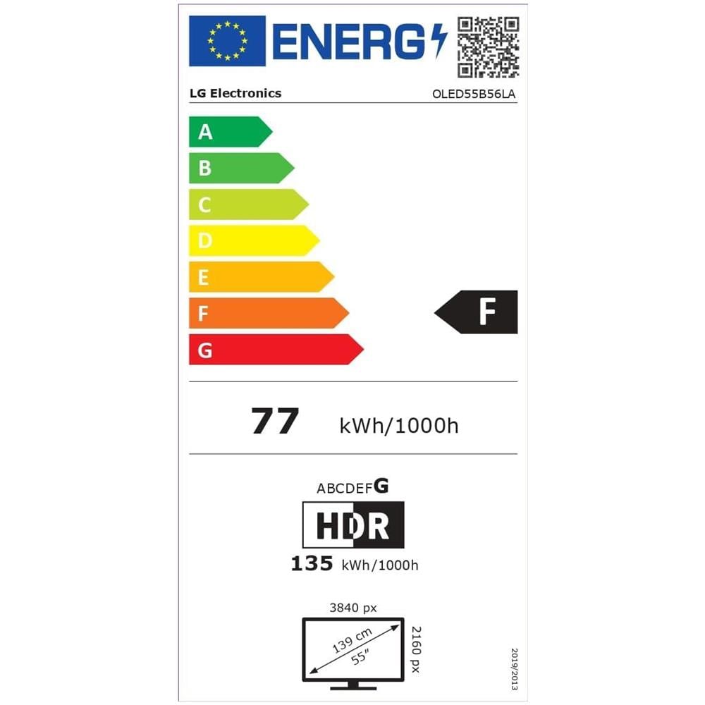 OLED AI B5 TV 55 pollici, Smart TV 4K, Processore a8 Gen2, webOS con AI, Dolby Vision e Atmos, Gaming con VRR, GSYNC e FreeSync 4K@ 120Hz, 4 HDMI 2.1, Alexa, OLED55B56LA 2025 - Foto 8