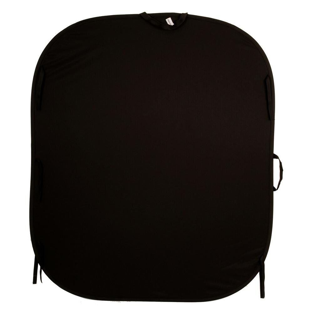 Fondale richiudibile Nero / Grigio medio 180 x 215 cm - Foto 1