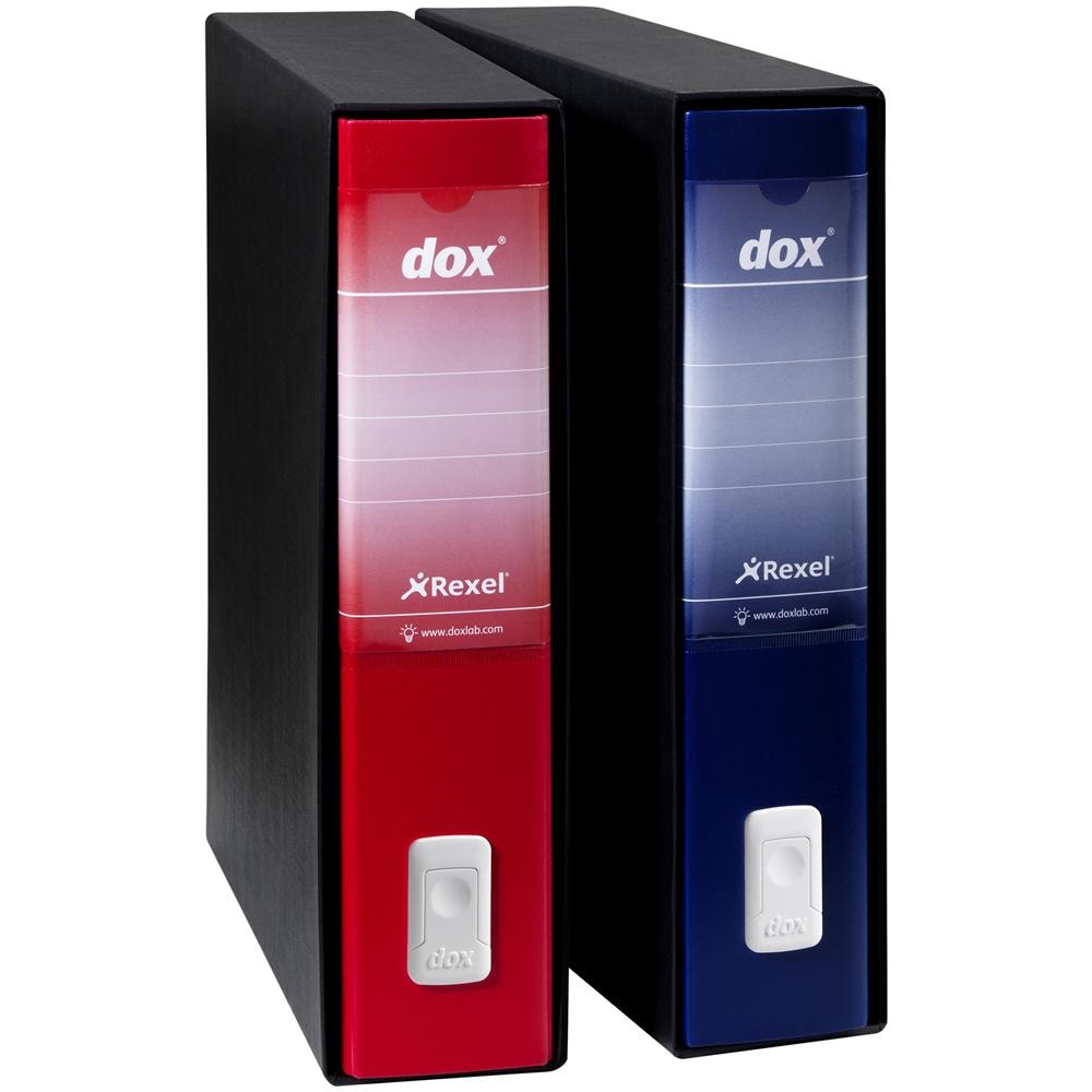 Dox 2 Registratore A Leva Formato A4+ Rosso (6 registratori)  - Foto 1