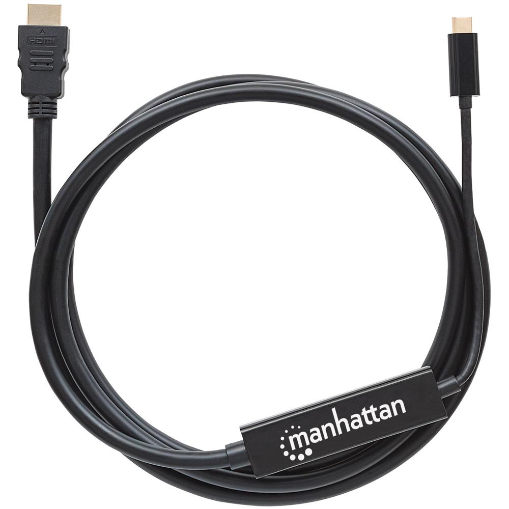 IADAP USBC-MULTI - Adattatore USB-C 4 in 1 a DP / HDMI / DVI / VGA Nero - Foto 2
