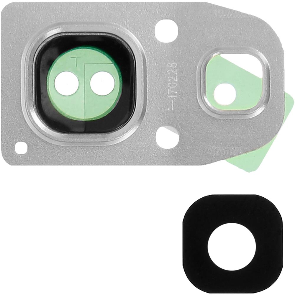 Lente Protettiva Per Fotocamera Per Samsung Galaxy A3 / A5 E A7 2017 - Argento - Foto 1