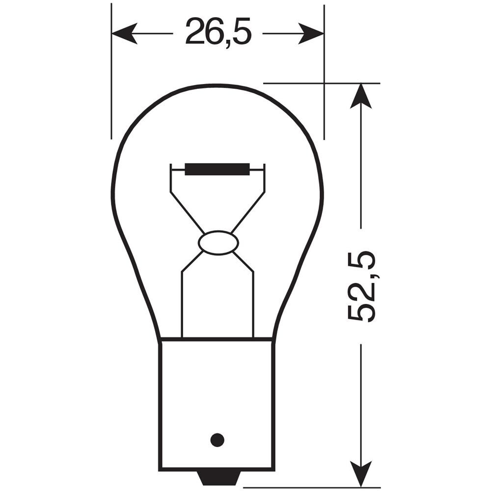 Lampa 12v Ultra Life - P21w - 21w - Ba15s - 2 Pz - Blister - Foto 2