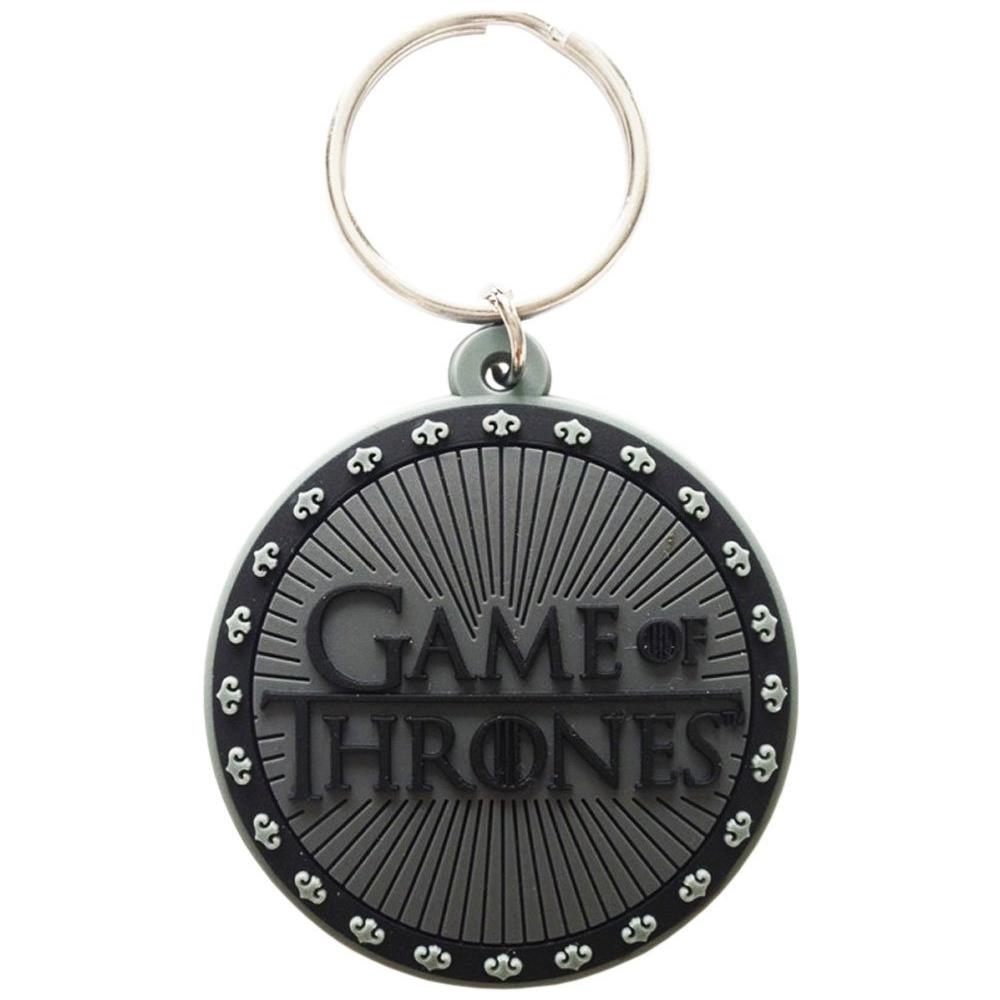 Game Of Thrones - Logo (portachiavi Gomma)  - Foto 1