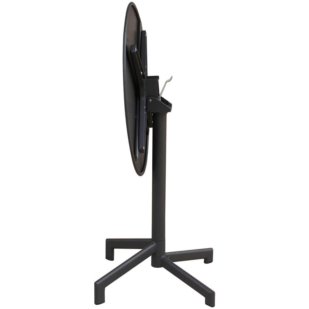 Opera - Set Tavolo In Metallo Cm Ø 60 X 74 H Con 2 Poltrone Maris - Foto 2