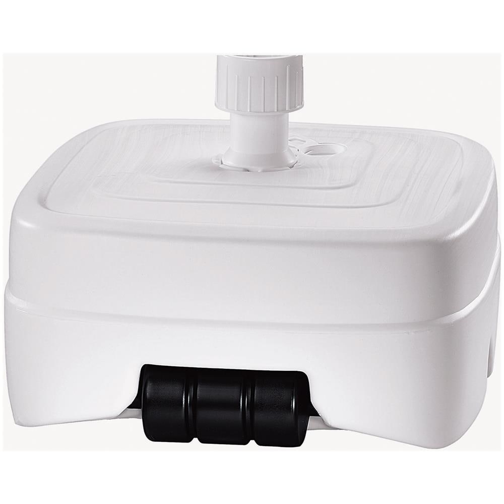 Base Supporto Parasole Da Giardino Con Ruote Riempibile Plastica - Foto 1