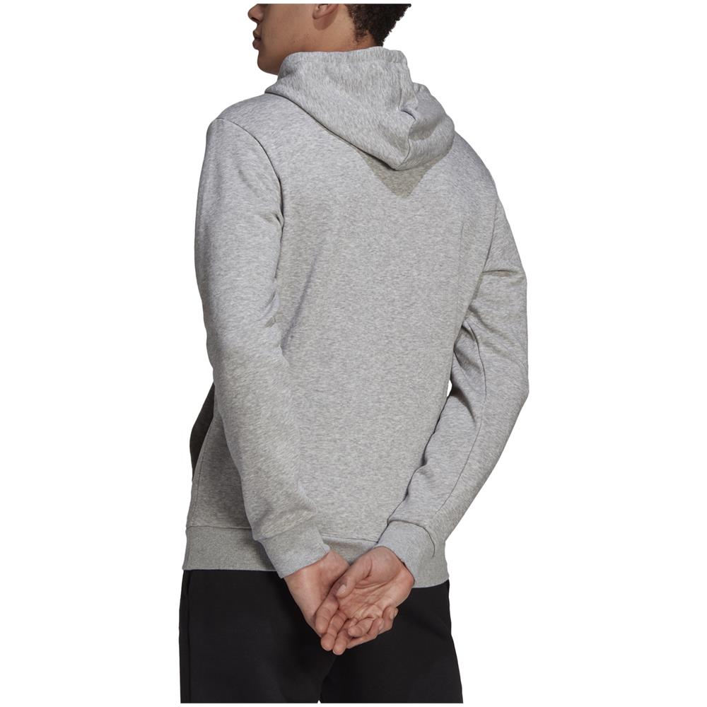Felpa Da Uomo Con Cappuccio Essentials Big Logo Grigia Taglia M Codice Gk9577 - Foto 2