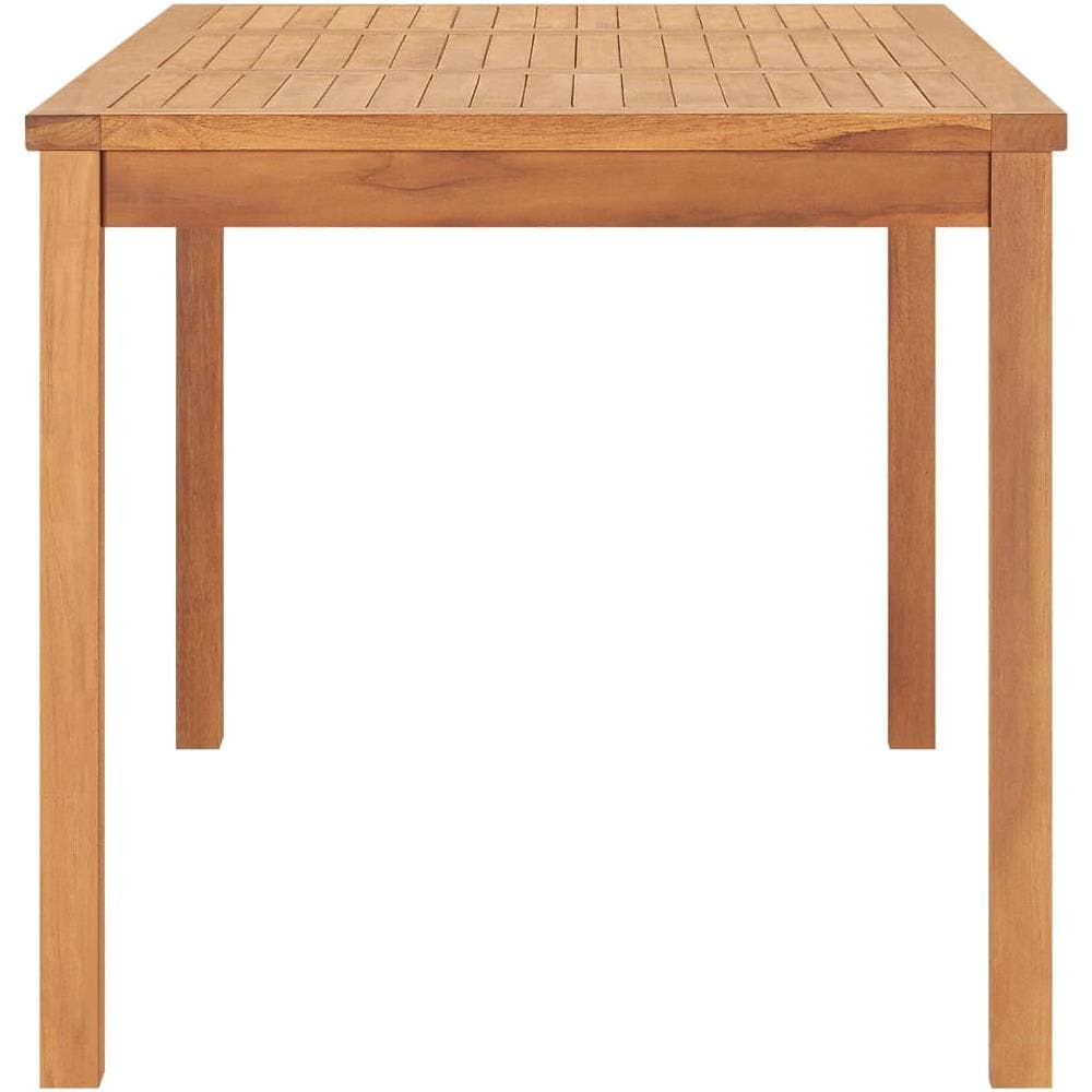 Tavolo da Pranzo per Giardino 160x80x77 cm in Massello di Teak - Foto 3